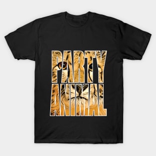 Party Animal Cheetah T-Shirt 2 T-Shirt